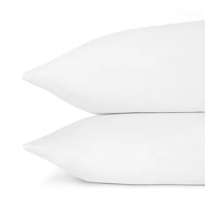 Hudson Park Collection Hudson Park Italian Percale Stitch Standard Pillowcase, Pair - Exclusive In White
