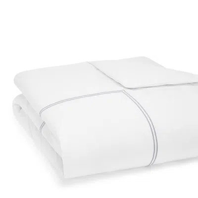 Hudson Park Collection Hudson Park Italian Percale Twin Duvet Cover - Exclusive In Silver