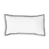 Hudson Park Collection Hudson Park Italian Percale Decorative Pillow, 10 X 20 - Exclusive In Black