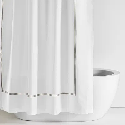 Hudson Park Collection Italian Percale Shower Curtain - Exclusive In Charcoal