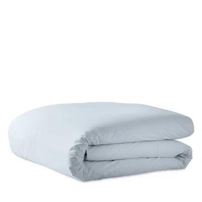 Hudson Park Collection Italian Percale Solid Duvet Cover, Full Queen - Exclusive In Blue