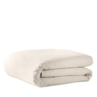 Hudson Park Collection Italian Percale Solid Duvet Cover, Full Queen - Exclusive In Neutral