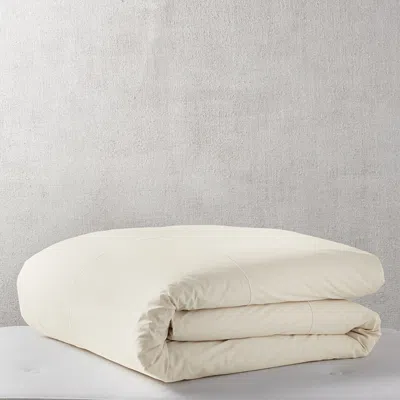 Hudson Park Collection Italian Percale Solid Duvet Cover, Full Queen - Exclusive In Brown