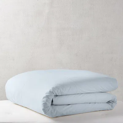 Hudson Park Collection Italian Percale Solid Duvet Cover, Twin - Exclusive In Blue