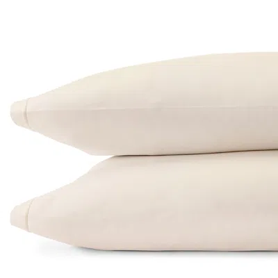 Hudson Park Collection Italian Percale Solid Standard Pillowcase Pair - Exclusive In Neutral