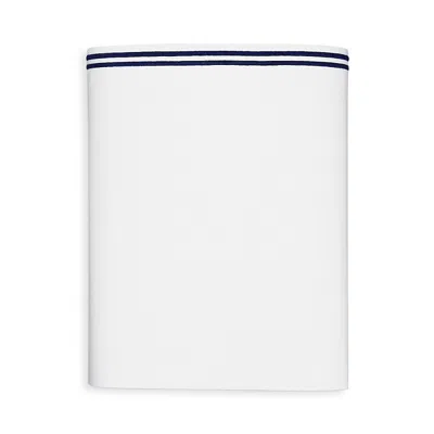 Hudson Park Collection Italian Percale Twin Flat Sheet - Exclusive In Blue