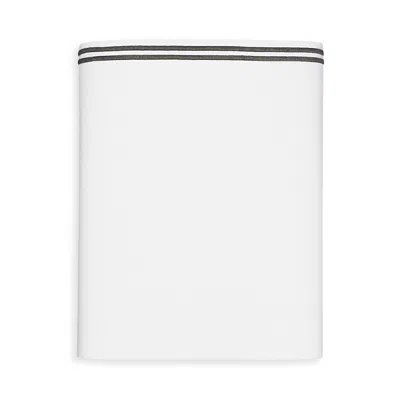 Hudson Park Collection Italian Percale Twin Flat Sheet - Exclusive In Charcoal