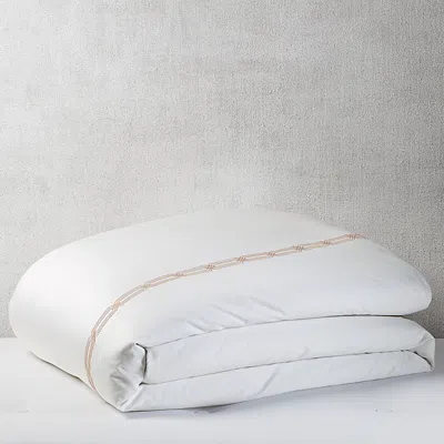 Hudson Park Collection Italian Tivoli Embroidered Duvet, King - Exclusive In Champagne