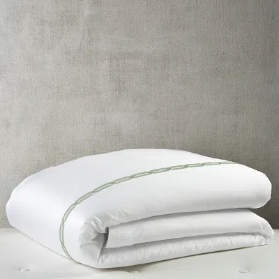 Hudson Park Collection Italian Tivoli Embroidered Duvet, King - Exclusive In Green