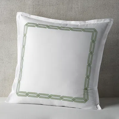 Hudson Park Collection Italian Tivoli Embroidered Euro Sham, Pair - Exclusive In Gray