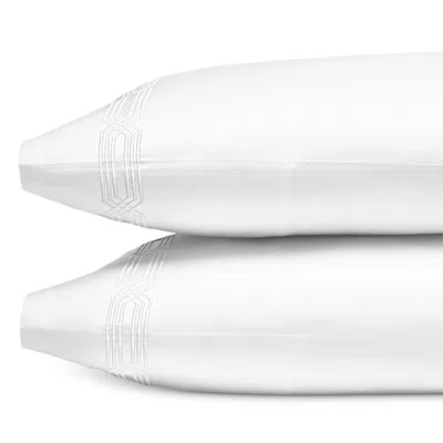 Hudson Park Collection Italian Tivoli Embroidered King Pillowcase - Exclusive In White