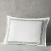 Hudson Park Collection Italian Tivoli Embroidered King Sham, Pair - Exclusive In Green