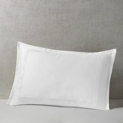 Hudson Park Collection Italian Tivoli Embroidered Standard Sham - Exclusive In White