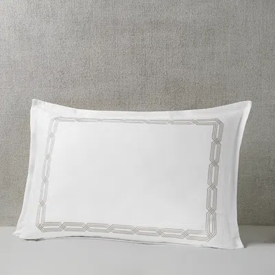 Hudson Park Collection Italian Tivoli Embroidered Standard Sham, Pair - Exclusive In White