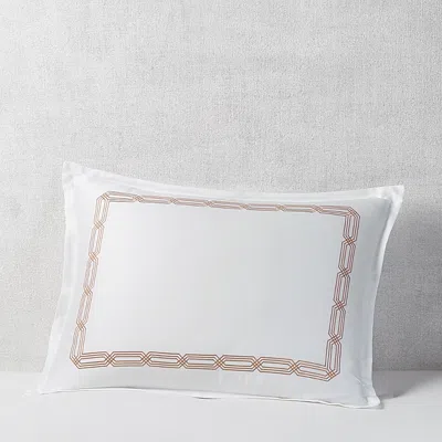 Hudson Park Collection Italian Tivoli Embroidered Standard Sham, Pair - Exclusive In White
