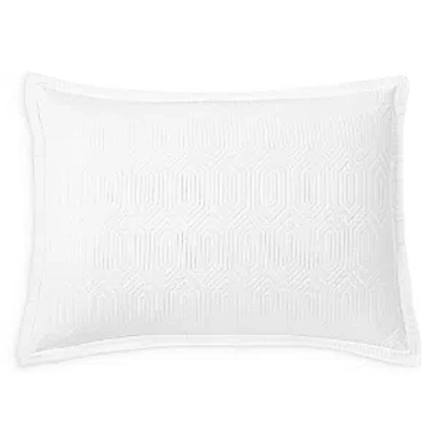 Hudson Park Collection Italian Tivoli Matelasse Standard Sham - Exclusive In White