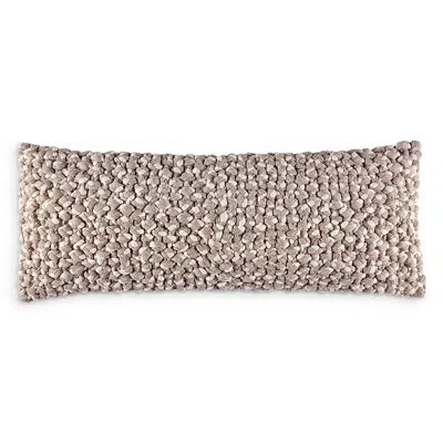 Hudson Park Collection Knotted Decorative Pillow, 14 X 36 - Exclusive In Rust