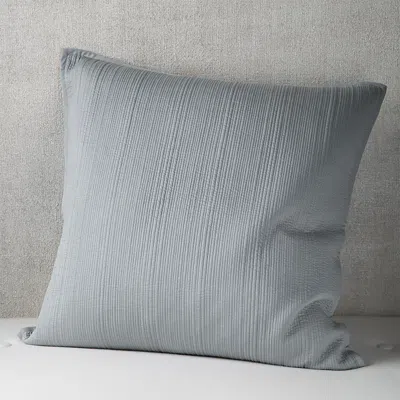 Hudson Park Collection Linear Patch Sham Set, Euro - Exclusive In Blue