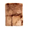 Hudson Park Collection Luxe Faux Fur Throw - Exclusive In Honey