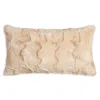 Hudson Park Collection Marble Faux Fur Decorative Pillow, 12 X 22 - Exclusive In Neutral