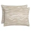 Hudson Park Collection Marbled Sand Sham Set, Standard - Exclusive In Beige