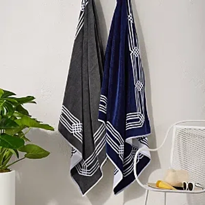 Hudson Park Collection Marittima Beach Towel - 100% Exclusive In Charcoal