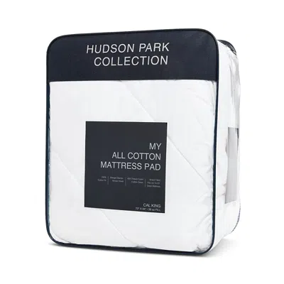 Hudson Park Collection My All Cotton Mattress Pad, California King - Exclusive In White