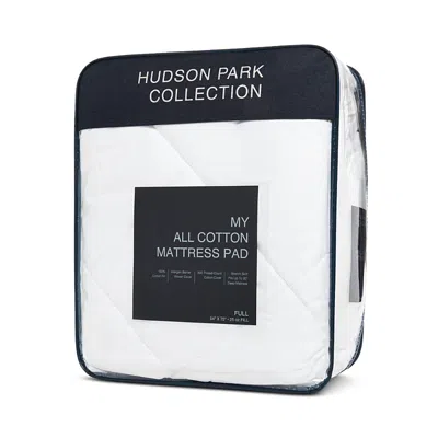 Hudson Park Collection My All Cotton Mattress Pad, Full - Exclusive In White