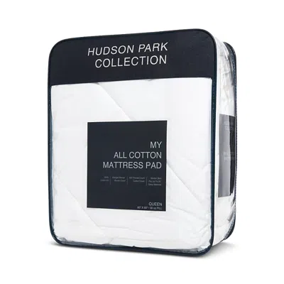 Hudson Park Collection My All Cotton Mattress Pad, Queen - Exclusive In White