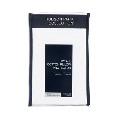 Hudson Park Collection My All Cotton Pillow Protector, Standard - Exclusive In White