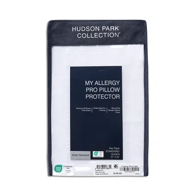 Hudson Park Collection My Allergy Pro Pima Cotton Pillow Protector, King, Set Of 2 In White