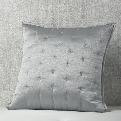Hudson Park Collection Nouveau Quilted Euro Sham - Exclusive In Grey