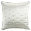 Hudson Park Collection Nouveau Quilted Euro Sham - Exclusive In Silver