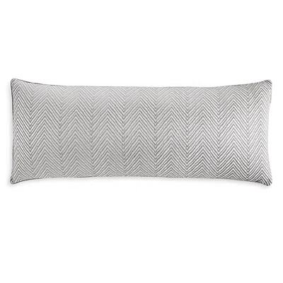 Hudson Park Collection Palermo Decorative Pillow, 14 X 36 - Exclusive In Silver