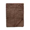 Hudson Park Collection Sheepskin Faux Fur Throw Blanket - Exclusive In Brown