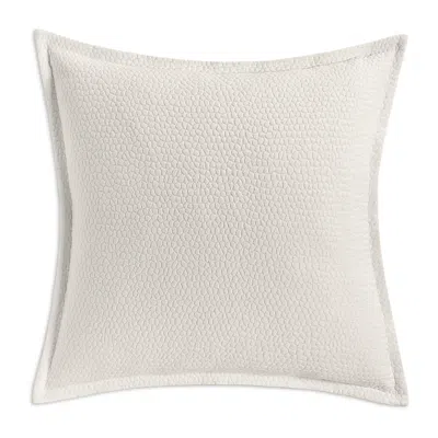 Hudson Park Collection Signature Pebbled Matelasse Euro Sham, Pair In Vanilla Sky