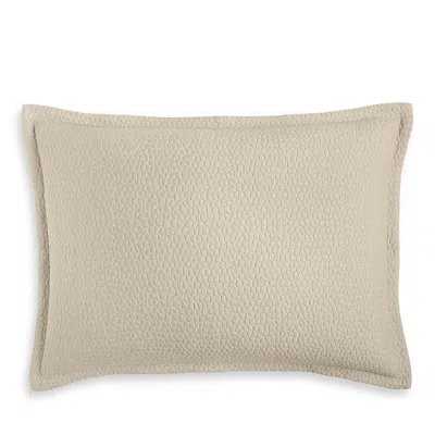 Hudson Park Collection Signature Pebbled Matelasse Standard Sham, Pair In Beige