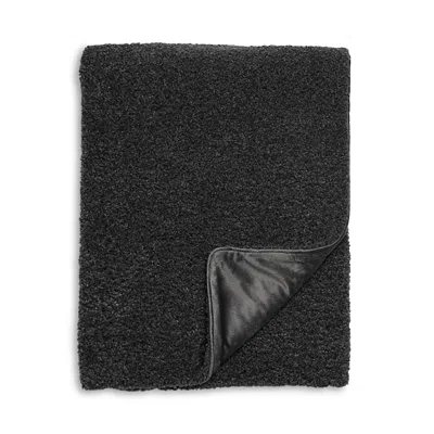 Hudson Park Collection Teddy Throw - Exclusive In Charcoal