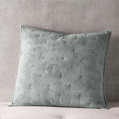 Hudson Park Collection Textured Chenille Euro Sham - Exclusive In Grey