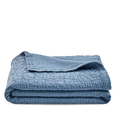 Hudson Park Collection Textured Italian Matelasse Coverlet, Full/queen - Exclusive In Indigo