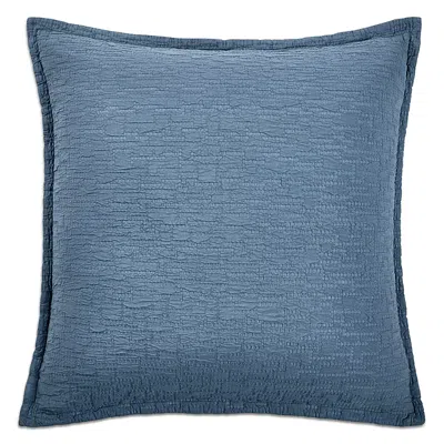 Hudson Park Collection Textured Italian Matelasse Euro Sham Set - Exclusive In Indigo