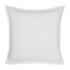Hudson Park Collection Textured Italian Matelasse Euro Sham Set - Exclusive In White