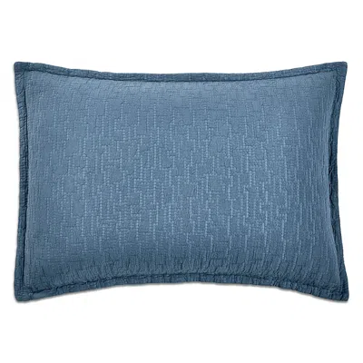 Hudson Park Collection Textured Italian Matelasse King Sham Set - Exclusive In Indigo