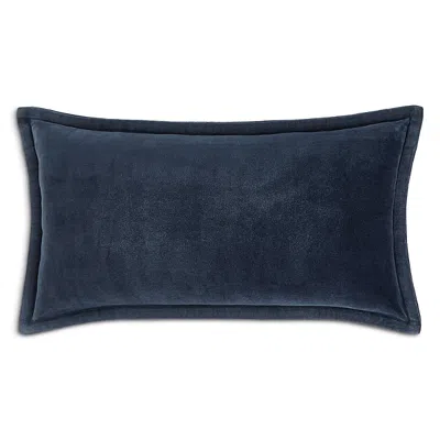 Hudson Park Collection Velvet Decorative Pillow, 12 X 22 - Exclusive In Blue