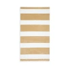 Hudson Park Collection Westport Stripe Beach Towel - Exclusive In Brown