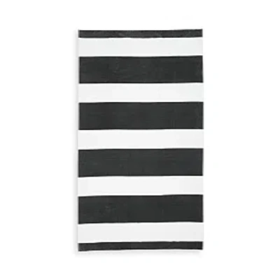Hudson Park Collection Westport Stripe Beach Towel - Exclusive In Charcoal