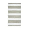 Hudson Park Collection Westport Stripe Beach Towel - Exclusive In Grey
