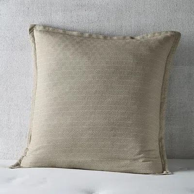 Hudson Park Collection Woven Diamond Sham Set, Euro - Exclusive In Neutral
