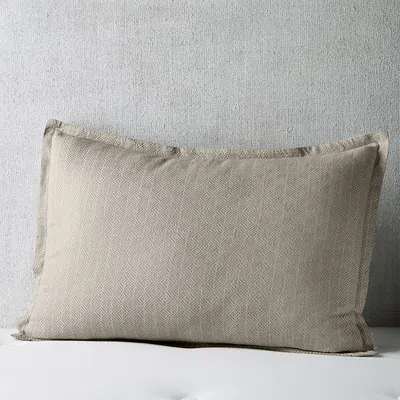 Hudson Park Collection Woven Diamond Sham Set, Standard - Exclusive In Neutral