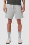 Hudson Racer Stretch Ripstop Drawstring Shorts In Ripstop Grey